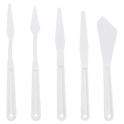 Brea Reese Palette Knives, White, Pack Of 5 Knives
