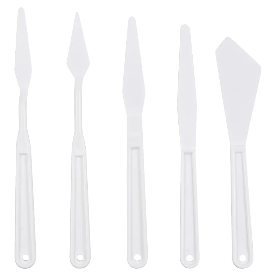 Brea Reese Palette Knives, White, Pack Of 5 Knives