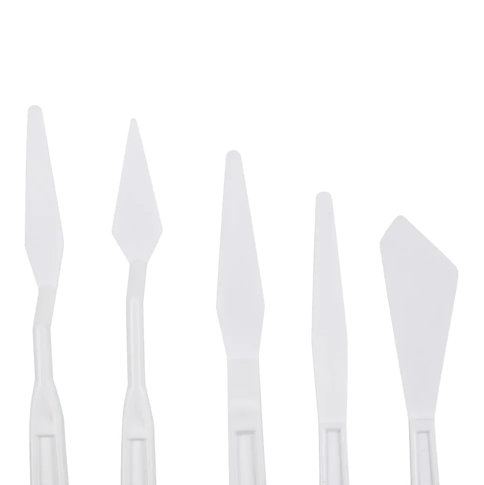 Brea Reese Palette Knives, White, Pack Of 5 Knives