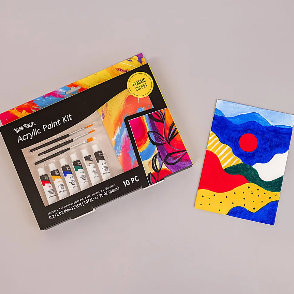 Brea Reese 10-Piece Acrylic Paint Kit, Classic Colors