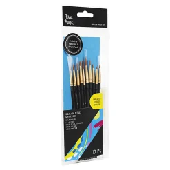 Brea Reese 10-Piece Detail Paintbrush Set, Black