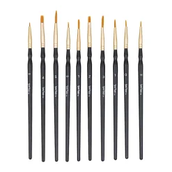 Brea Reese 10-Piece Detail Paintbrush Set, Black