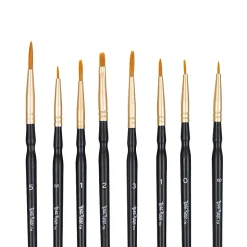 Brea Reese 10-Piece Detail Paintbrush Set, Black