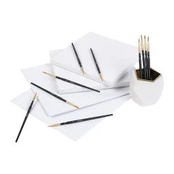 Brea Reese 10-Piece Detail Paintbrush Set, Black