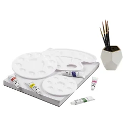 Brea Reese 3-Piece Palette Set, White
