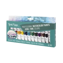 Brea Reese 12-Piece Professional Watercolor Paint Set, Jewel
