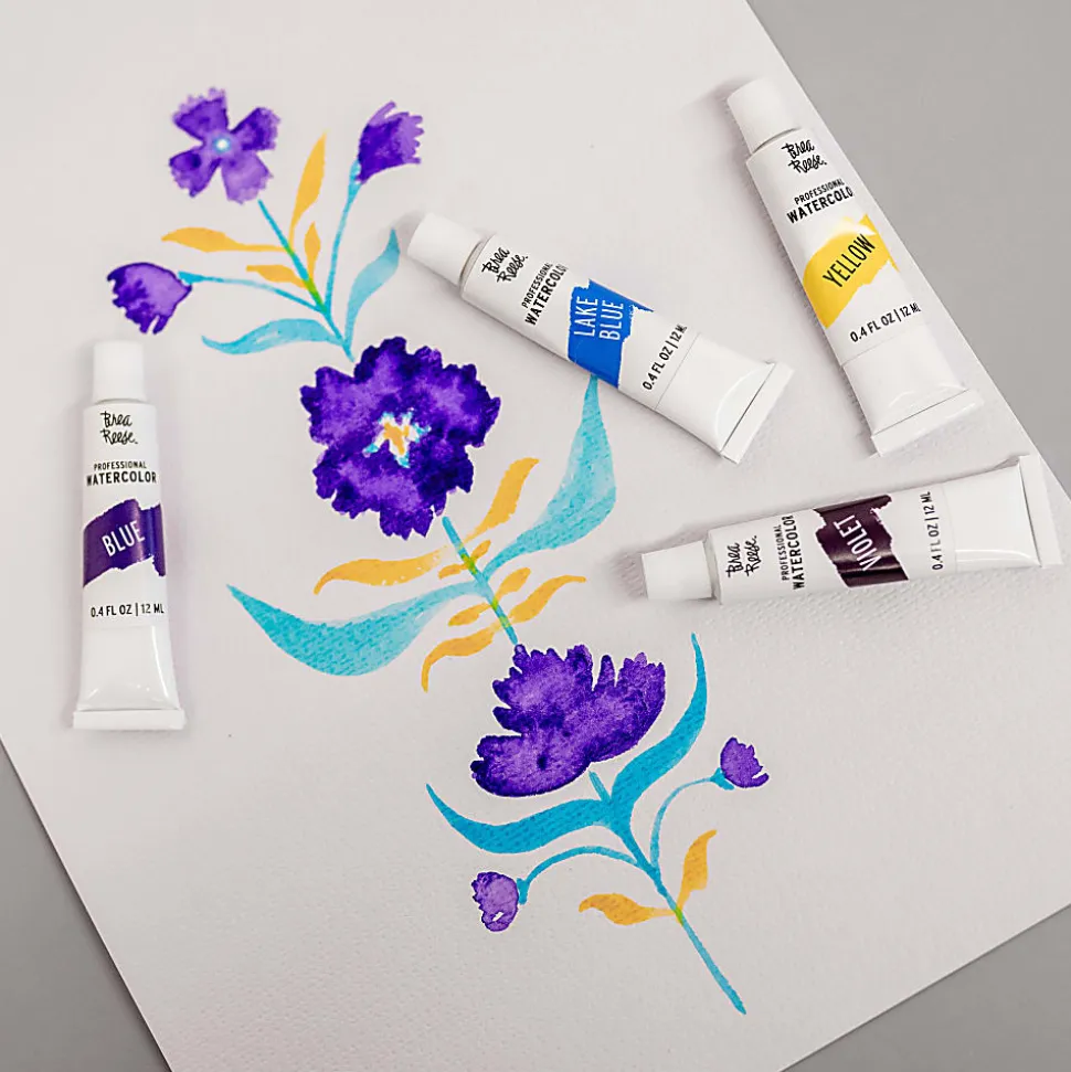 Brea Reese 12-Piece Professional Watercolor Paint Set, Jewel