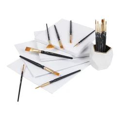 Brea Reese 15-Piece Variety Paintbrush Set, Black