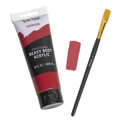Brea Reese Professional Heavy-Body Acrylic Paint, 4 Oz, Crimson