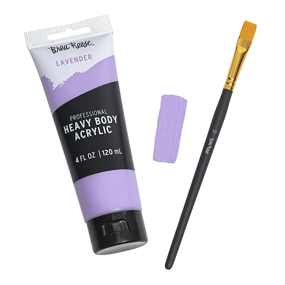 Brea Reese Professional Heavy-Body Acrylic Paint, 4 Oz, Lavender