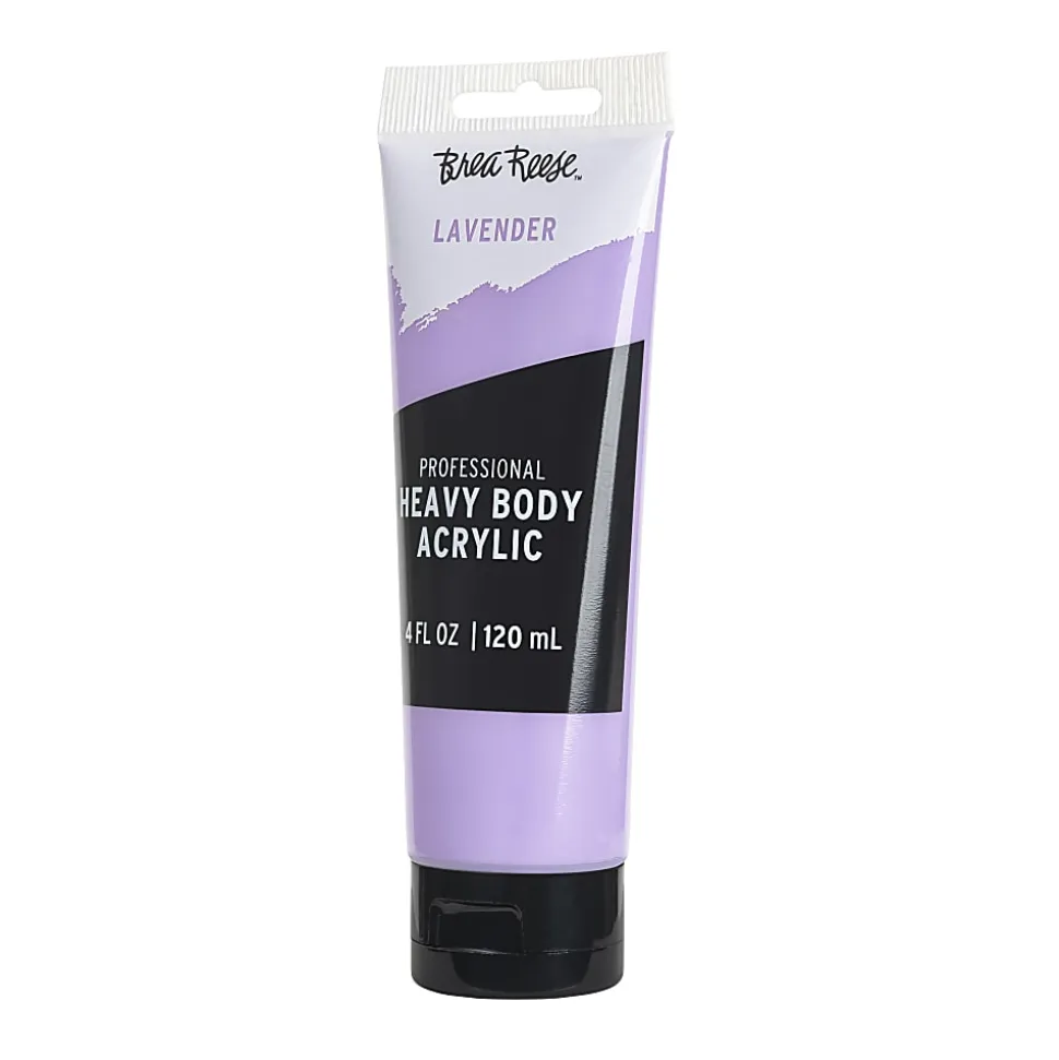 Brea Reese Professional Heavy-Body Acrylic Paint, 4 Oz, Lavender
