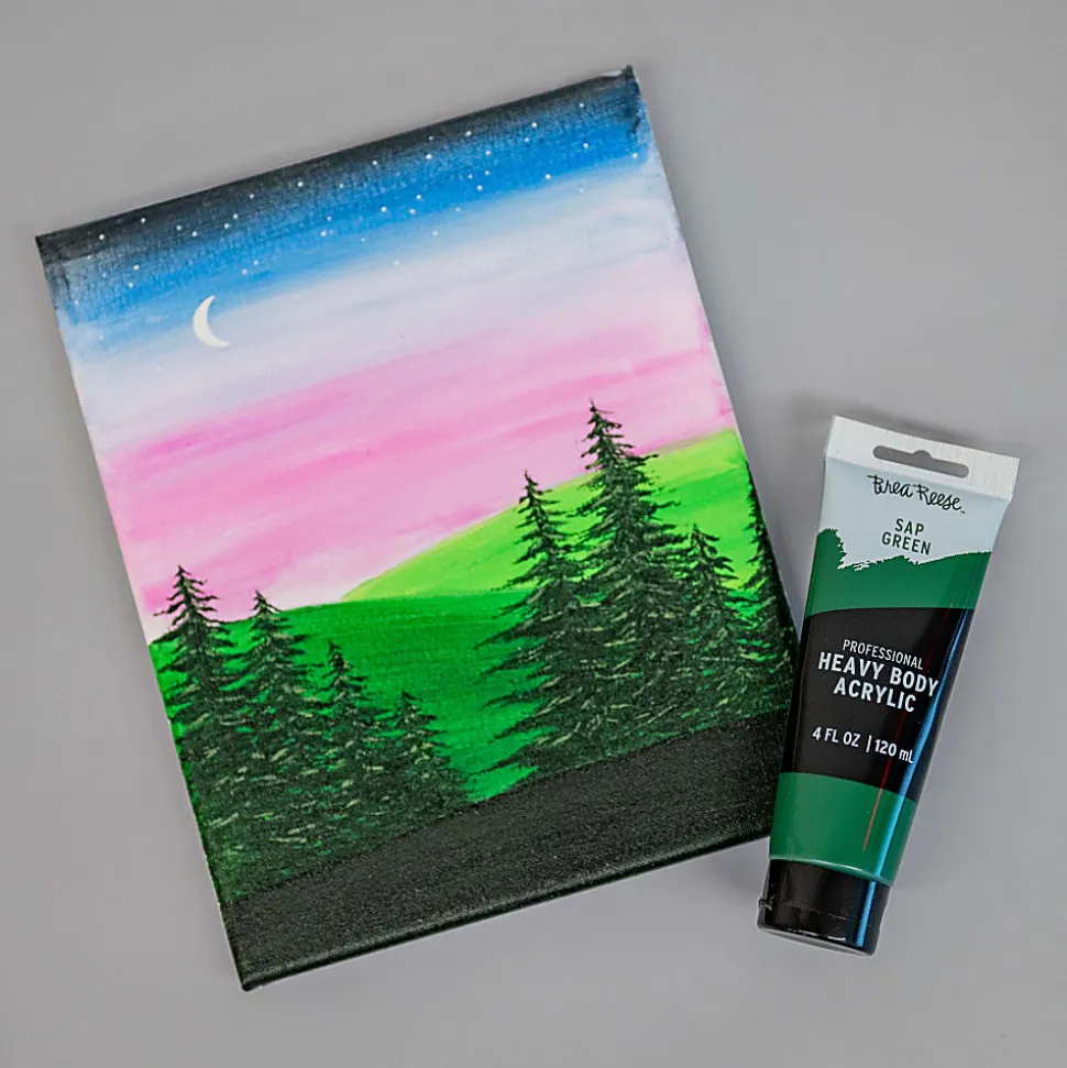 Brea Reese Professional Heavy-Body Acrylic Paint, 4 Oz, Sap Green