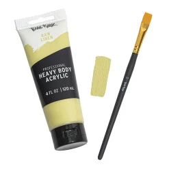 Brea Reese Professional Heavy-Body Acrylic Paint, 4 Oz, Raw Linen