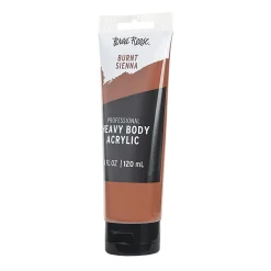 Brea Reese Professional Heavy-Body Acrylic Paint, 4 Oz, Burnt Sienna