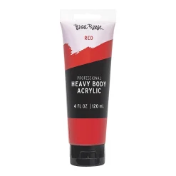 Brea Reese Professional Heavy-Body Acrylic Paint, 4 Oz, Red
