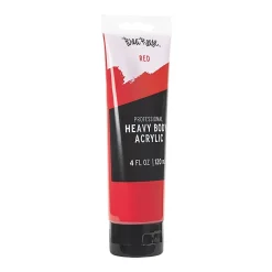 Brea Reese Professional Heavy-Body Acrylic Paint, 4 Oz, Red