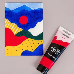 Brea Reese Professional Heavy-Body Acrylic Paint, 4 Oz, Red