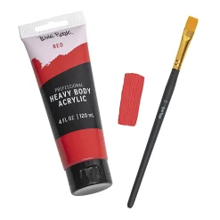 Brea Reese Professional Heavy-Body Acrylic Paint, 4 Oz, Red