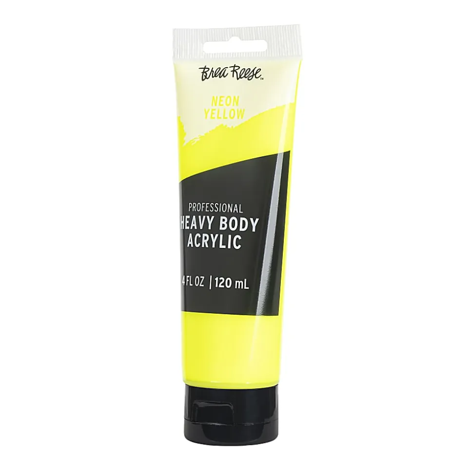 Brea Reese Professional Heavy-Body Acrylic Paint, 4 Oz, Light Ultramarine