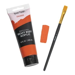 Brea Reese Professional Heavy-Body Acrylic Paint, 4 Oz, Metallic Gold