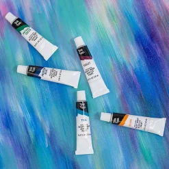 Brea Reese Professional Heavy-Body Acrylic Paint, 12 Jewel-Toned Colors