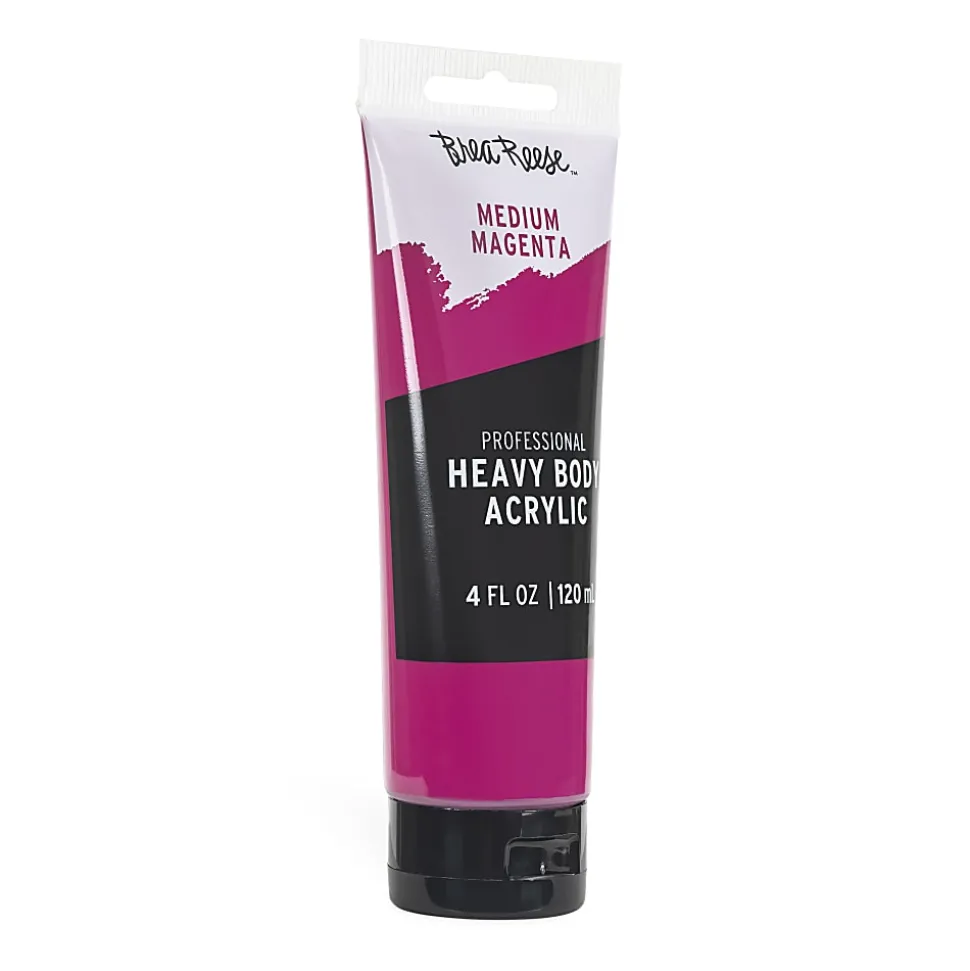 Brea Reese Professional Heavy-Body Acrylic Paint, 12 Classic Colors