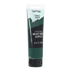 Brea Reese Professional Heavy-Body Acrylic Paint, 4 Oz, Cobalt Green