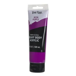 Brea Reese Professional Heavy-Body Acrylic Paint, 4 Oz, Neon Purple