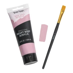 Brea Reese Professional Heavy-Body Acrylic Paint, 4 Oz, Rose Gold