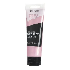 Brea Reese Professional Heavy-Body Acrylic Paint, 4 Oz, Rose Gold