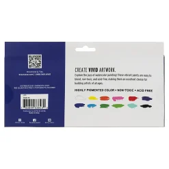 Brea Reese Professional Watercolor Paint, Bright Colors, Set Of 12 Tubes