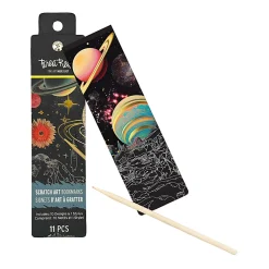 Brea Reese® Scratch Art Bookmark Kit, Surreal, 1-9/10" x 7", Kit Of 11 Pieces