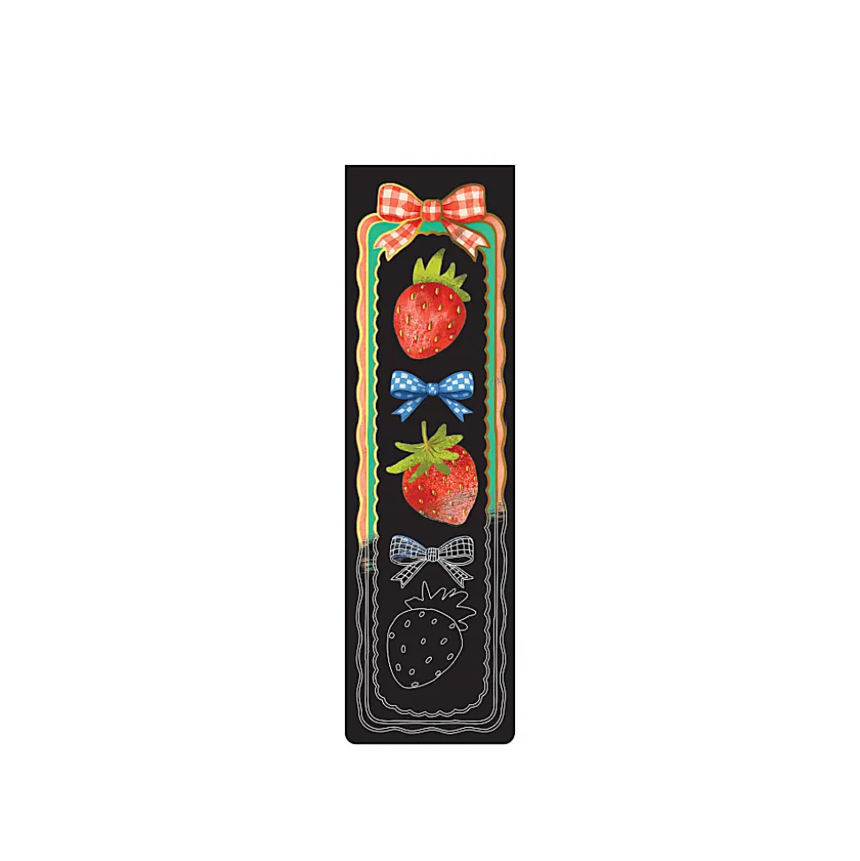 Brea Reese® Scratch Art Bookmark Kit, Strawberry, 1-9/10" x 7", Kit Of 11 Pieces