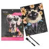 Brea Reese® Scratch Art Paper Pad Kit, 9” x 12”, Pet Fashion Portraits
