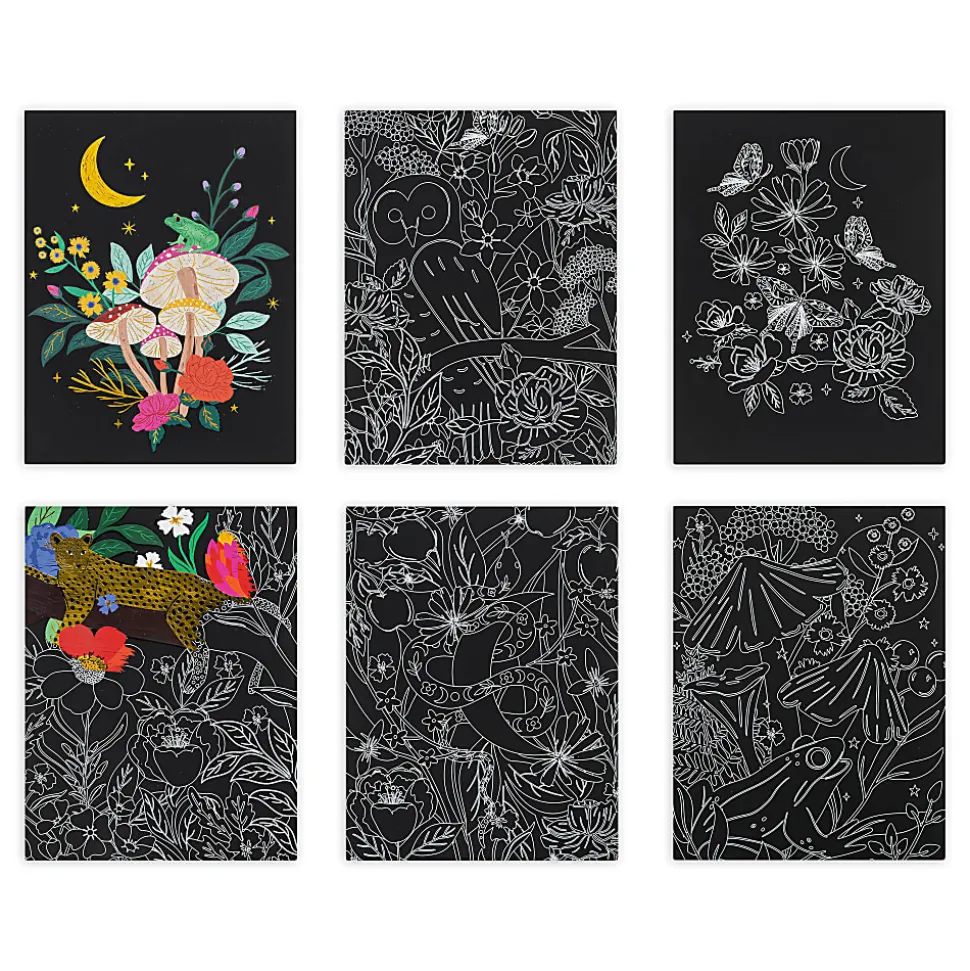 Brea Reese® Scratch Art Paper Pad Kit, 9” x 12”, Mythical Creatures