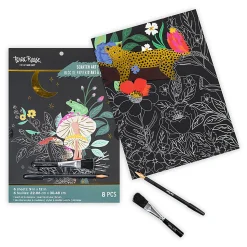 Brea Reese® Scratch Art Paper Pad Kit, 9” x 12”, Mythical Creatures