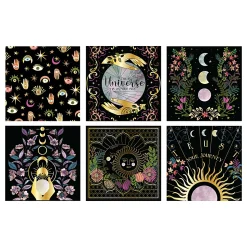 Brea Reese® Scratch Art Paper Pad Kit, 8” x 8”, Celestial Skies