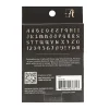 Brea Reese Script Cardstock Stencils, 2", White,  Pack Of 24 Stencils
