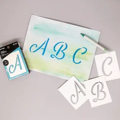 Brea Reese Script Cardstock Stencils, 3