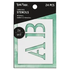 Brea Reese Serif Cardstock Stencils, 2