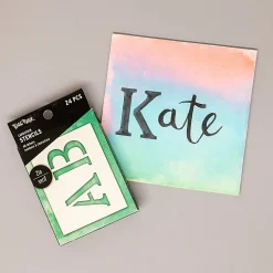 Brea Reese Serif Cardstock Stencils, 2