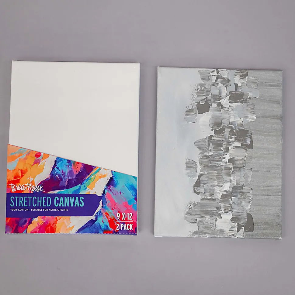 Brea Reese Stretch Canvases, 9" x 12", White, Pack Of 2 Canvases