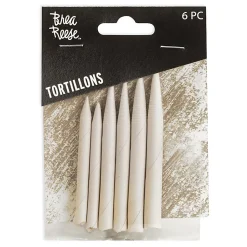 Brea Reese Tortillons, 1/2" x 3", White, Set Of 4 Tortillons