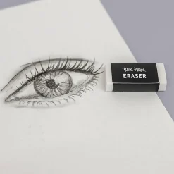 Brea Reese Vinyl Erasers, 7/16" x 3/4", White, Pack Of 2 Erasers