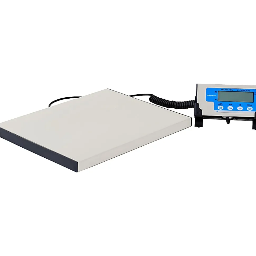 Brecknell 400 lb. Portable Shipping Scale - 400 lb / 181 kg Maximum Weight Capacity - White
