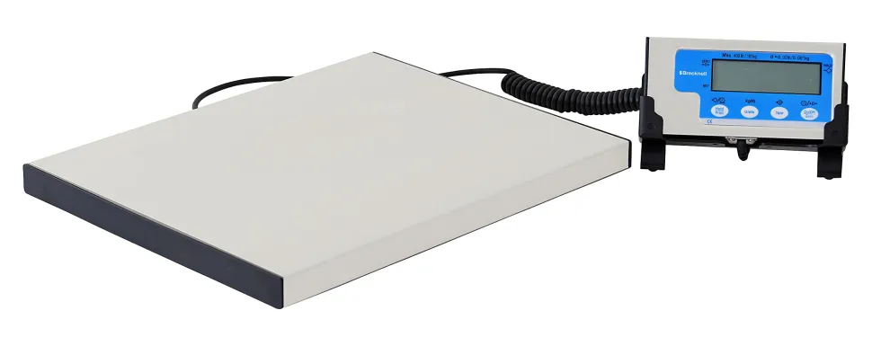 Brecknell 400 lb. Portable Shipping Scale - 400 lb / 181 kg Maximum Weight Capacity - White