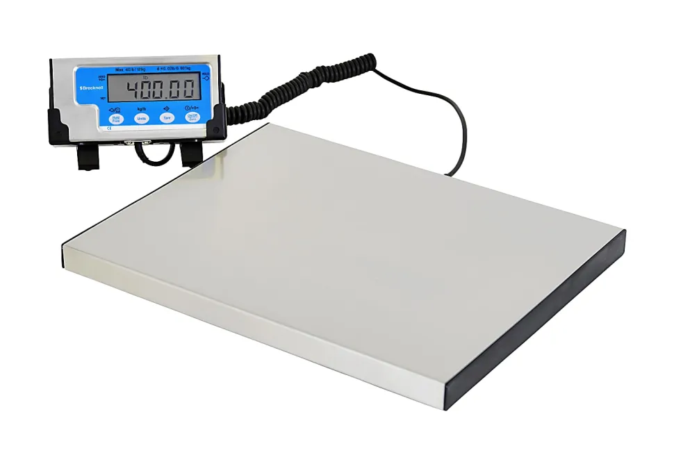Brecknell 400 lb. Portable Shipping Scale - 400 lb / 181 kg Maximum Weight Capacity - White