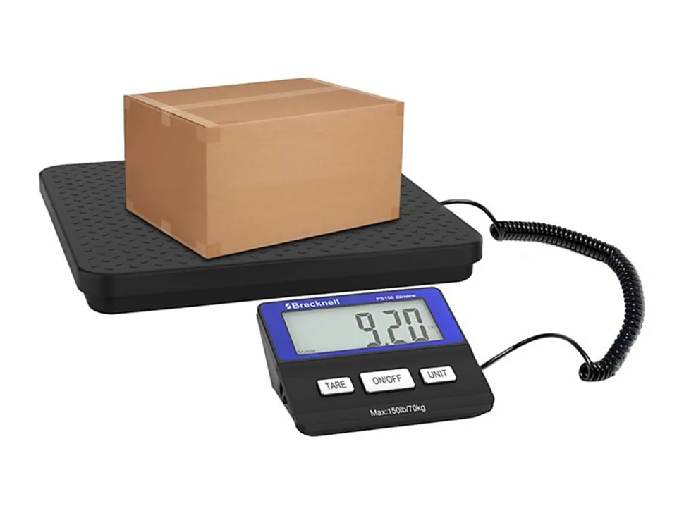 Brecknell, PS400 Slimline Portable Digital Shipping Scale, 400 lb/180 kg Capacity