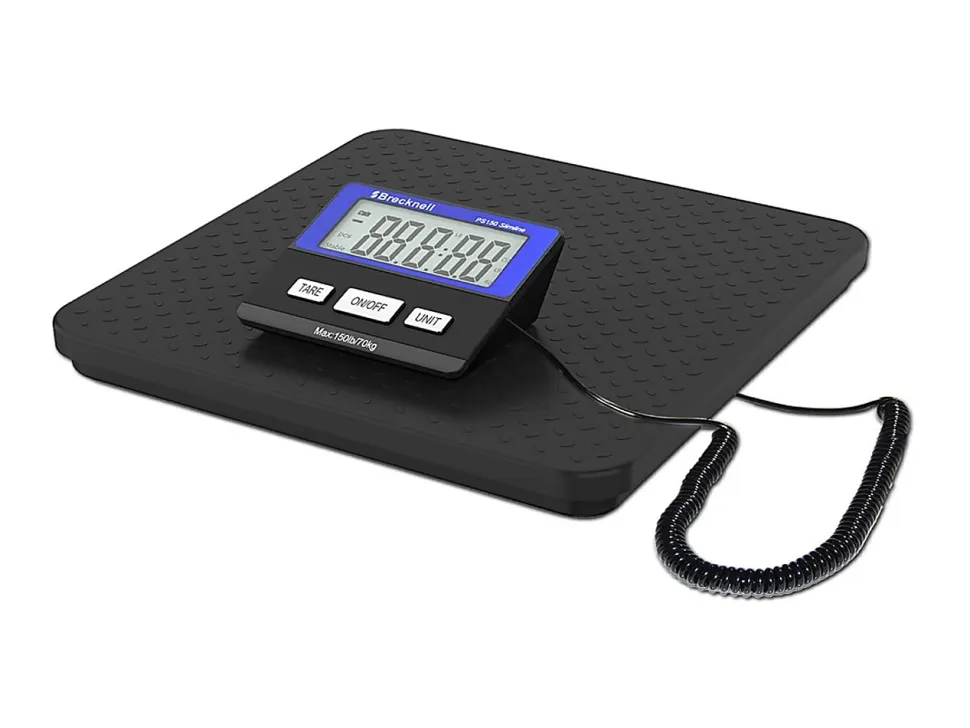 Brecknell, PS400 Slimline Portable Digital Shipping Scale, 400 lb/180 kg Capacity