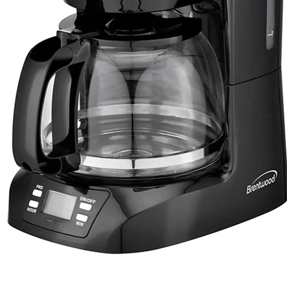 Brentwood 10-Cup Digital Coffee Maker, Black
